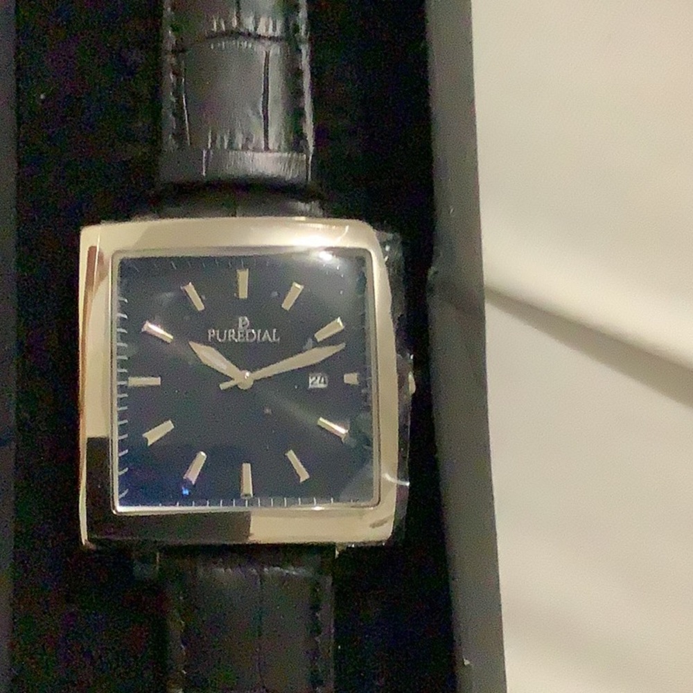 Puredial Men’s Watch. Nib. Box a little damaged. Never worn.